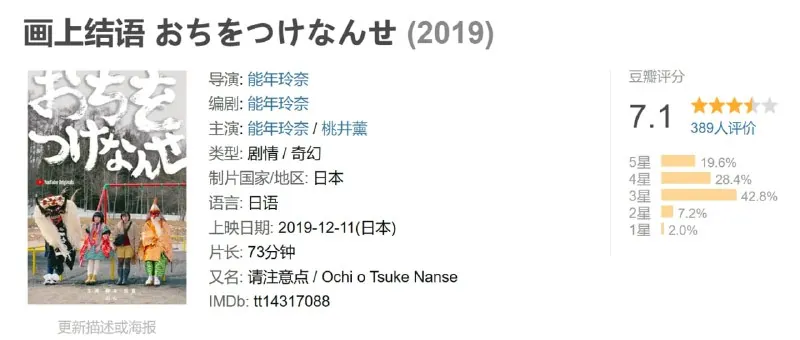 画上结语おちをつけなんせ（2019）