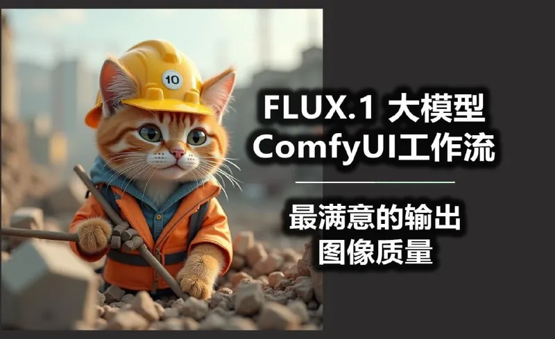 B站精品课《AI-Comfyui工作流+FLUX模型视频教程合集（附配套课件）