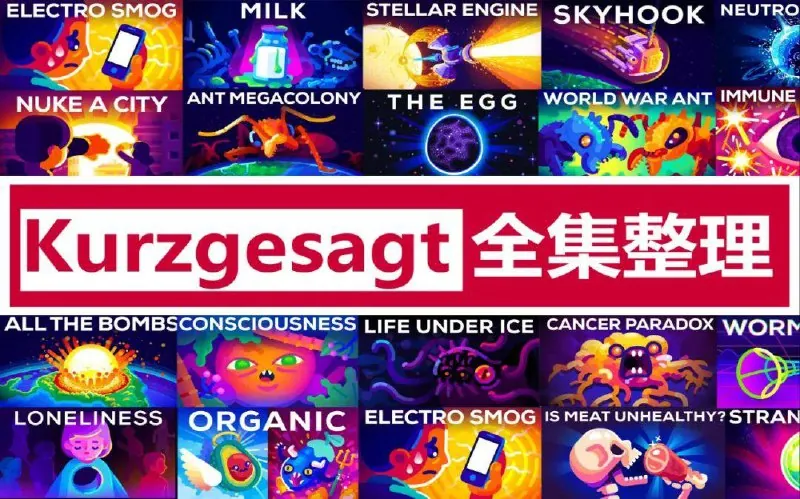 Kur英语科普动画《简而言之kurzgesagt（中英字幕）》